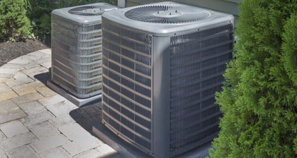 HVAC heating and air conditioning residential units or heat pumps