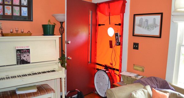 what is a blower door test